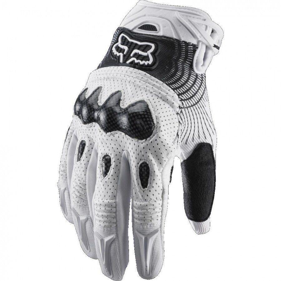 Перчатки Fox Bomber white/black