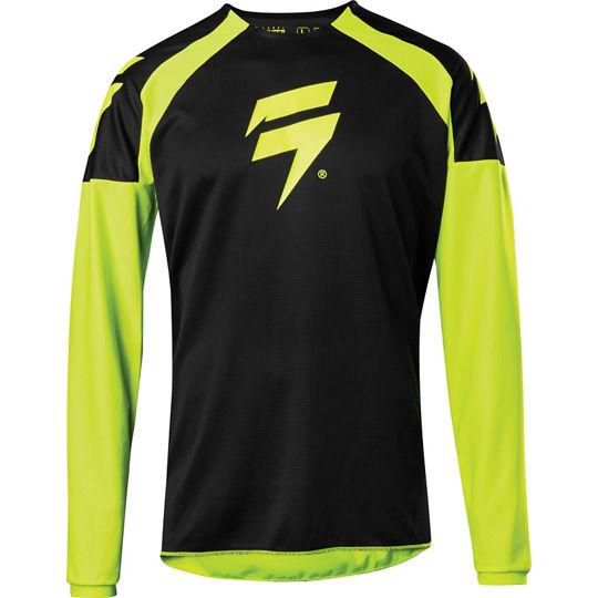 Мотоджерси Shift Whit3 Label Race 1 Jersey Flow Yellow